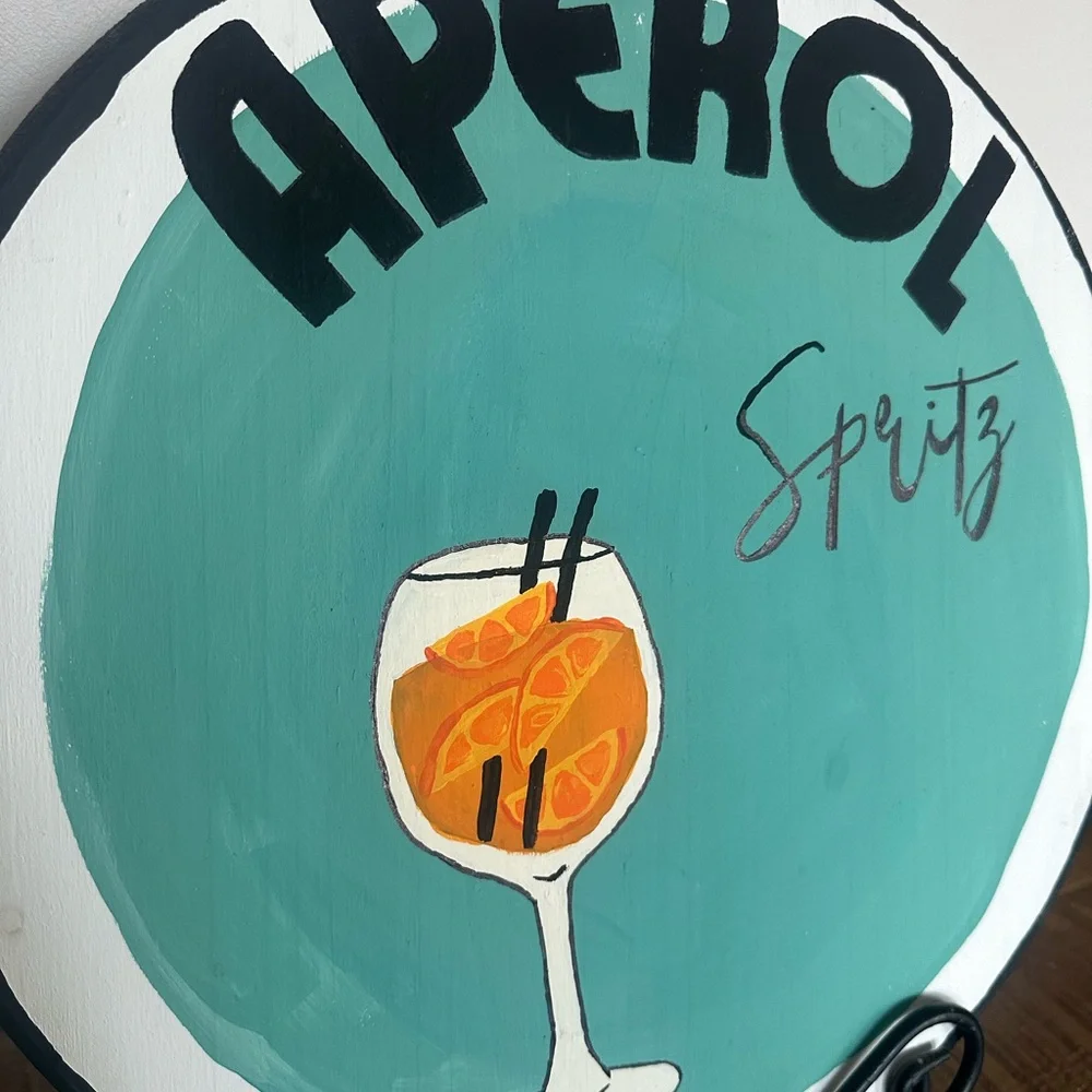 Aperol Spritz‎ Handcrafted Plaque / Sign
